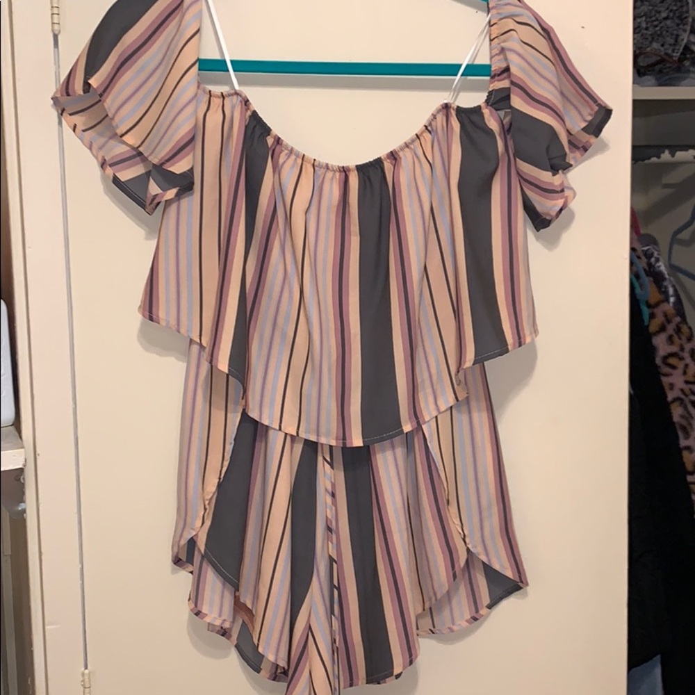 Striped Romper - image 3